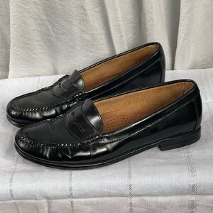 G.H. Bass & Co. Shiny Black Loafers